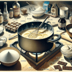 Malt chocolate nougat